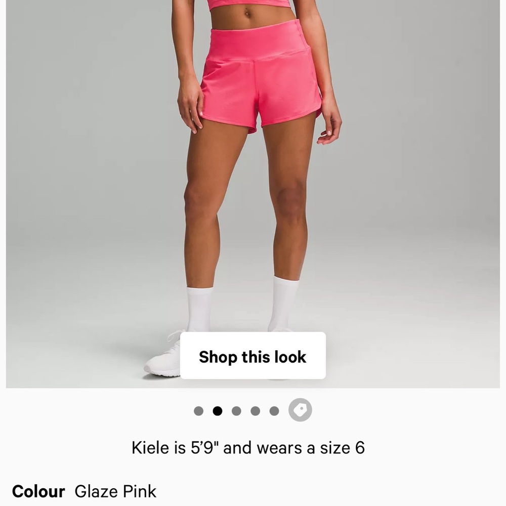 Pink Lululemon Shorts